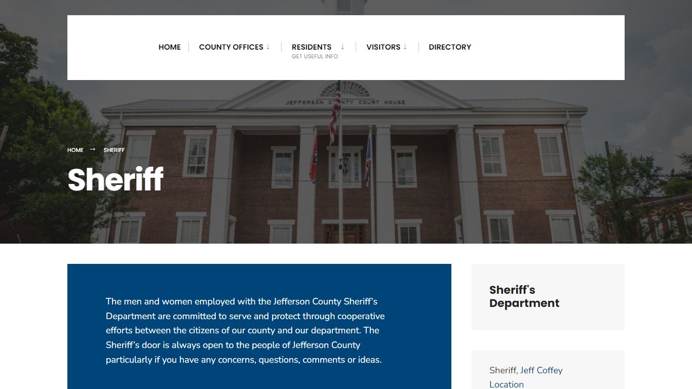 Sheriff – Jefferson County Government